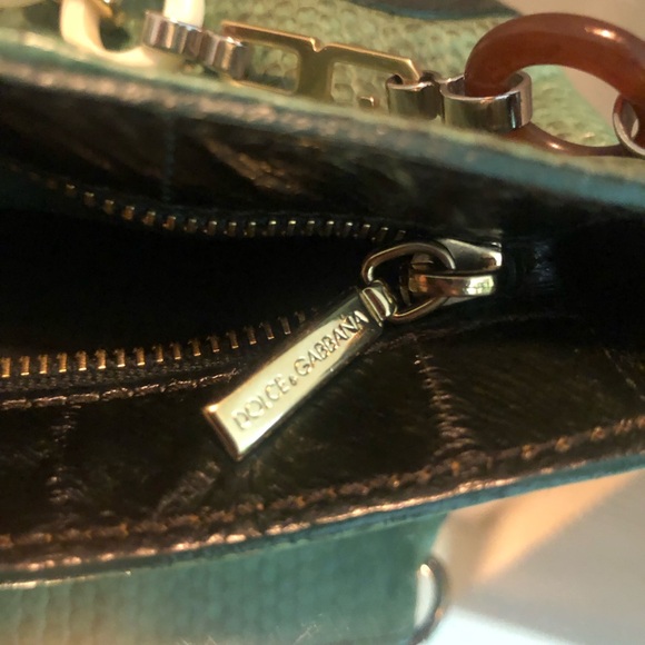 DOLCE&GABBANA python skin shoulder bag - Picture 5 of 6